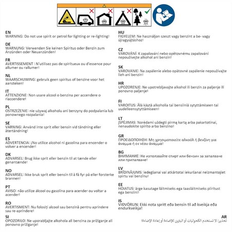 vidaXL Grill węglowy Dakota