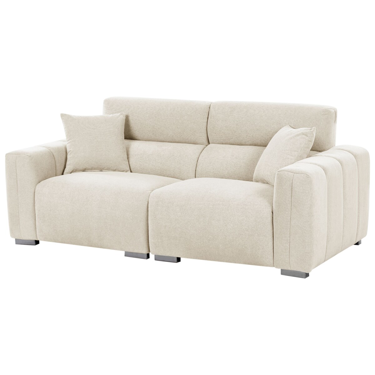 Sofa 3-osobowa jasnobeżowa FAUSKAN