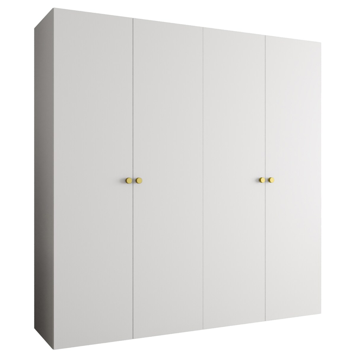 Szafa uchylna otwierana PARMA 1 200 wys. 202 cm Biały + u. Złoty