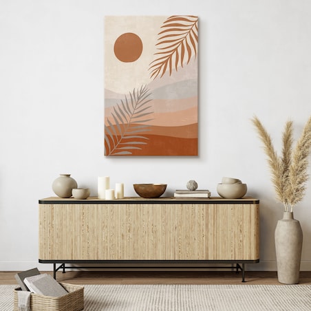 Obraz Boho Gałązki Palmowe 30x40cm