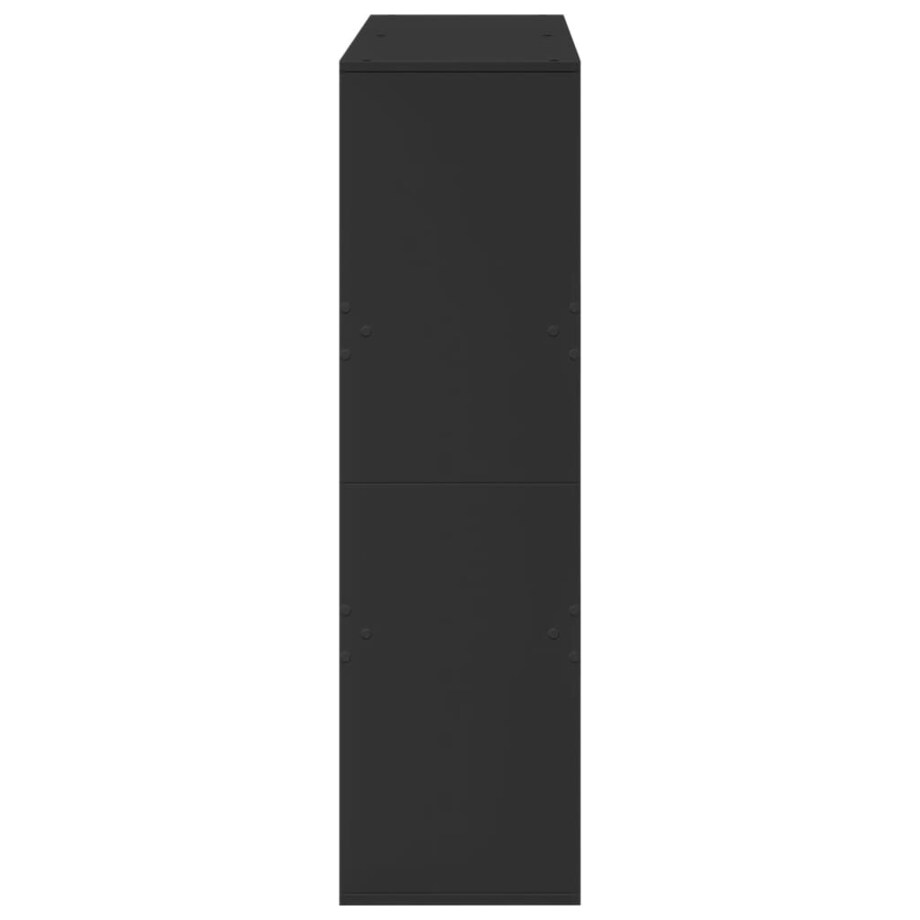 vidaXL Regał/przegroda, czarny, 100x33x115 cm, materiał drewnopochodny