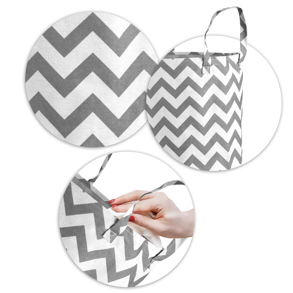 Pojemnik na zabawki akcesoria torba kosz duży pojemny mocny Nukido