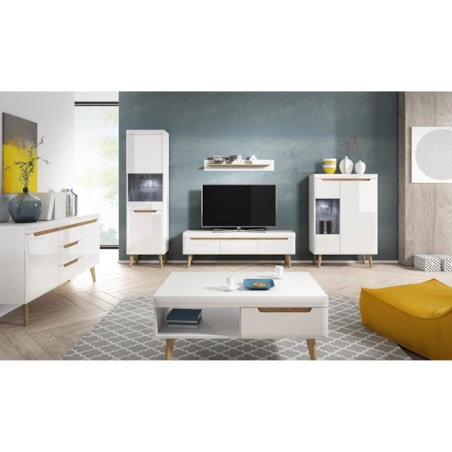 Komoda EBBI 4 110 biały połysk