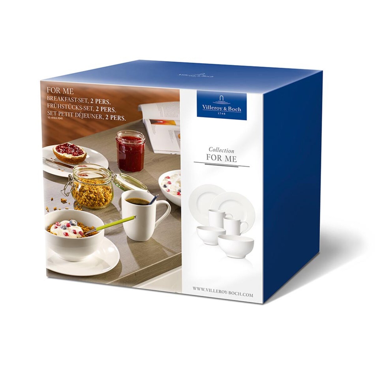 Zestaw śniadaniowy dla 2 osób For Me, Villeroy & Boch