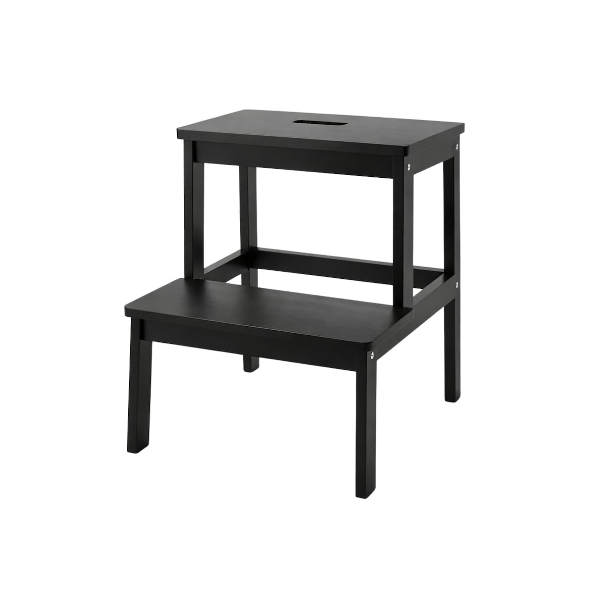 Bambusowy taboret ze schodkiem KROK, wys. 46 cm