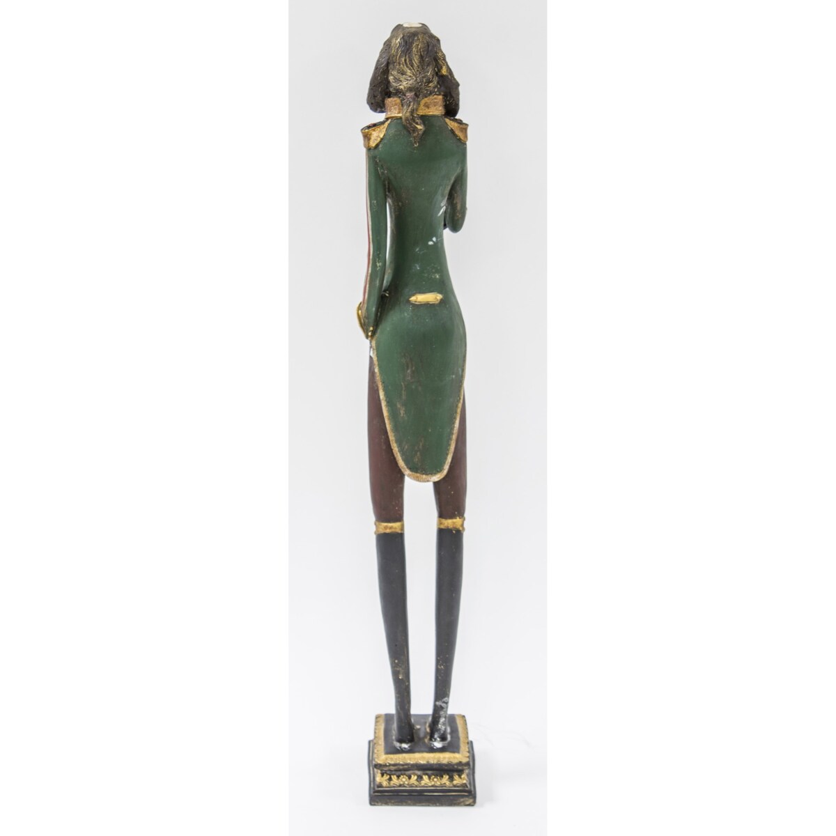 Dekoracja - figurka psa z zegarkiem 65x10x10 cm MUBWA duża