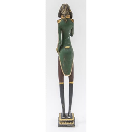 Dekoracja - figurka psa z zegarkiem 65x10x10 cm MUBWA duża