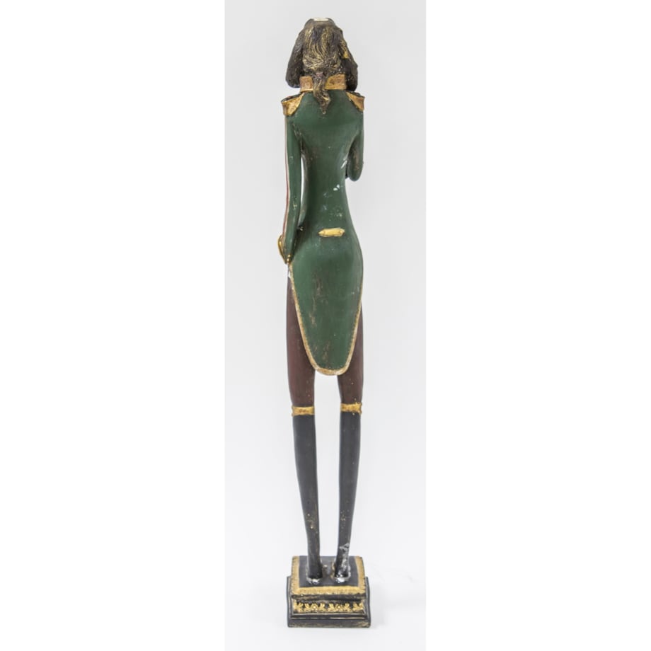 Dekoracja - figurka psa z zegarkiem 65x10x10 cm MUBWA duża