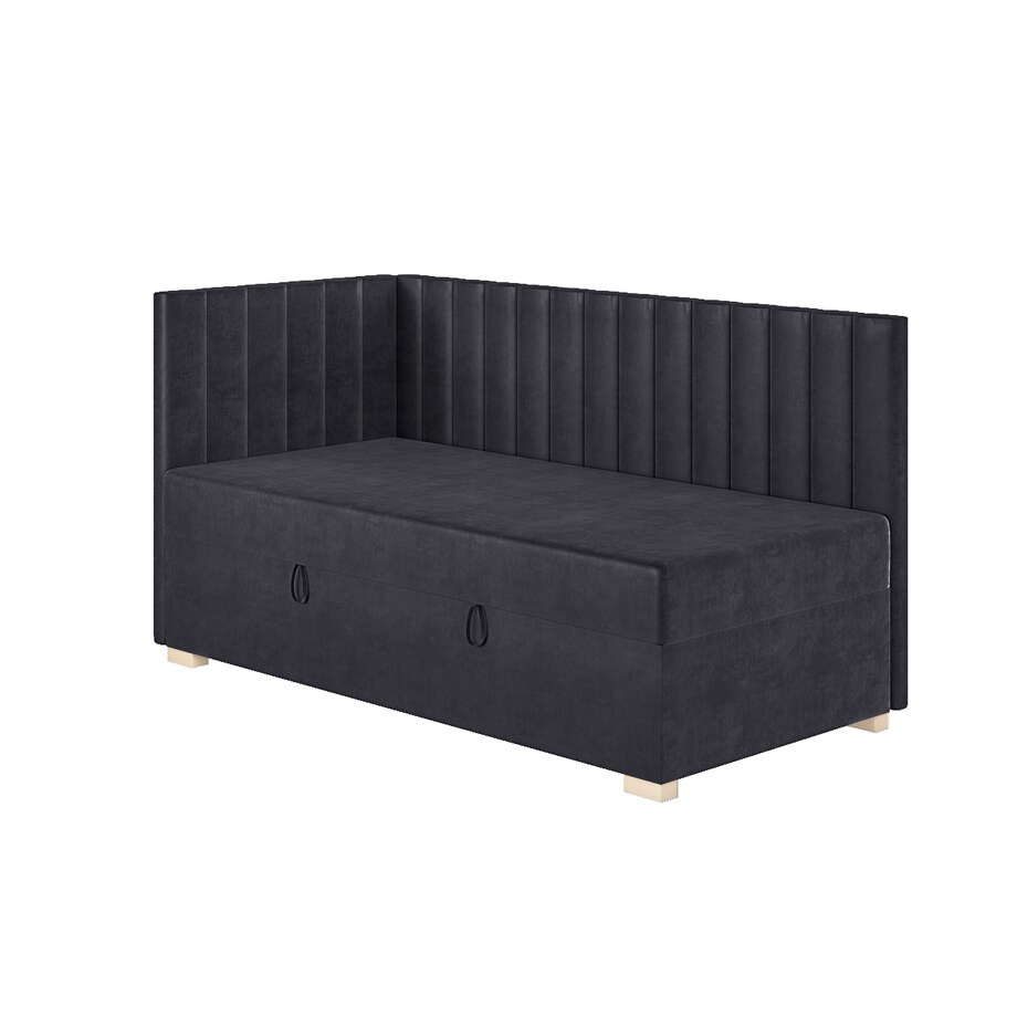 Mesonica Łóżko Snugi, linie granatowe, 90x200, Lewostronne