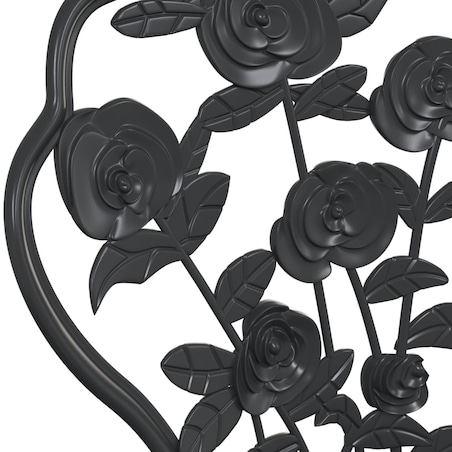 vidaXL Krzesła bistro, 2 szt., odlewane aluminium, czarne