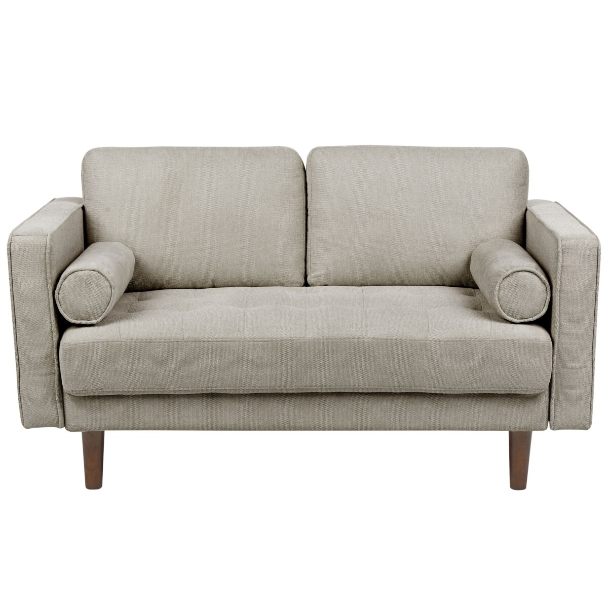 Sofa NURMO Beżowoszary dla 2 osób