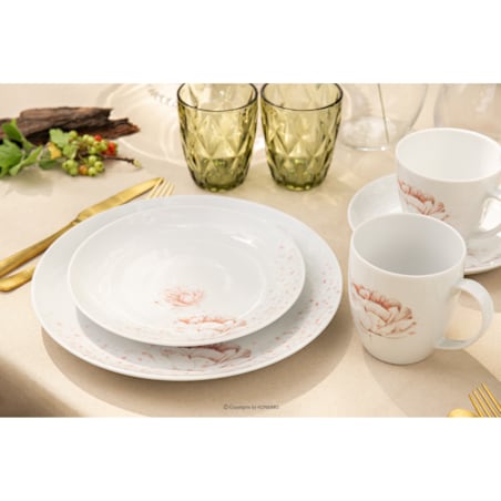 Zestaw obiadowy 6os. (18el.) BOSS PIWONIA