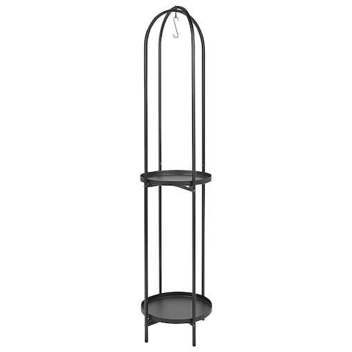 Kwietnik TAMARIX Metal 35 cm Czarny