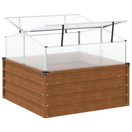 vidaXL Donica ogrodowa/ inspekt, stal kortenowska