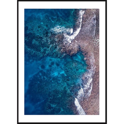 Poster Story, Plakat, Obraz - Morze Czerwone z Lotu Ptaka, wymiary 50 x 70 cm