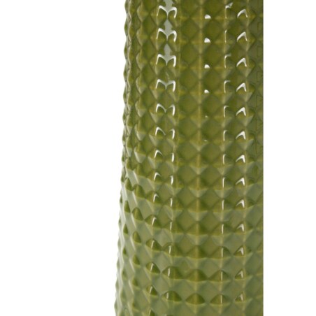 Lampa stołowa Gliss, kolor zielony i biały, ceramika, żelazo i tkanina, 30 x 30 x 52 cm, 1 x E27, max. 40 W, do salonu i sypialni, Mauro Ferretti