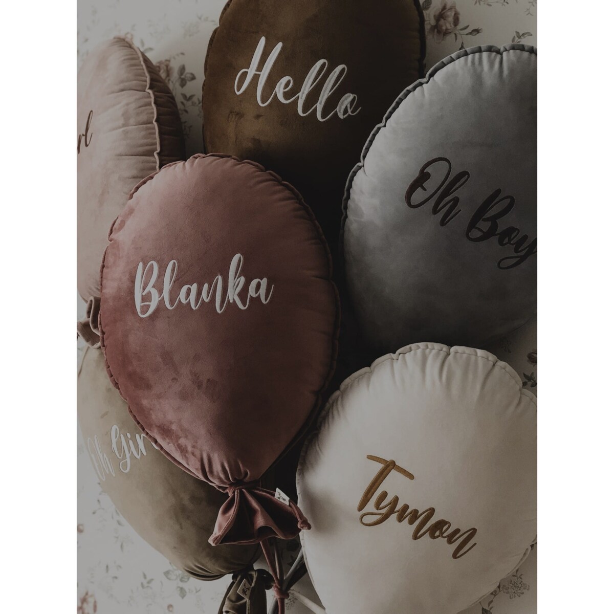 DECORATIVE BALLOON DELUX SILVER GREY - HELLO, GRAPHIT