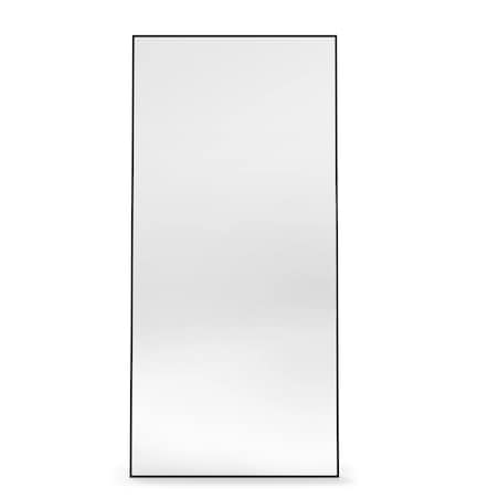 Lustro wiszące w czarnej ramie 70x200 cm