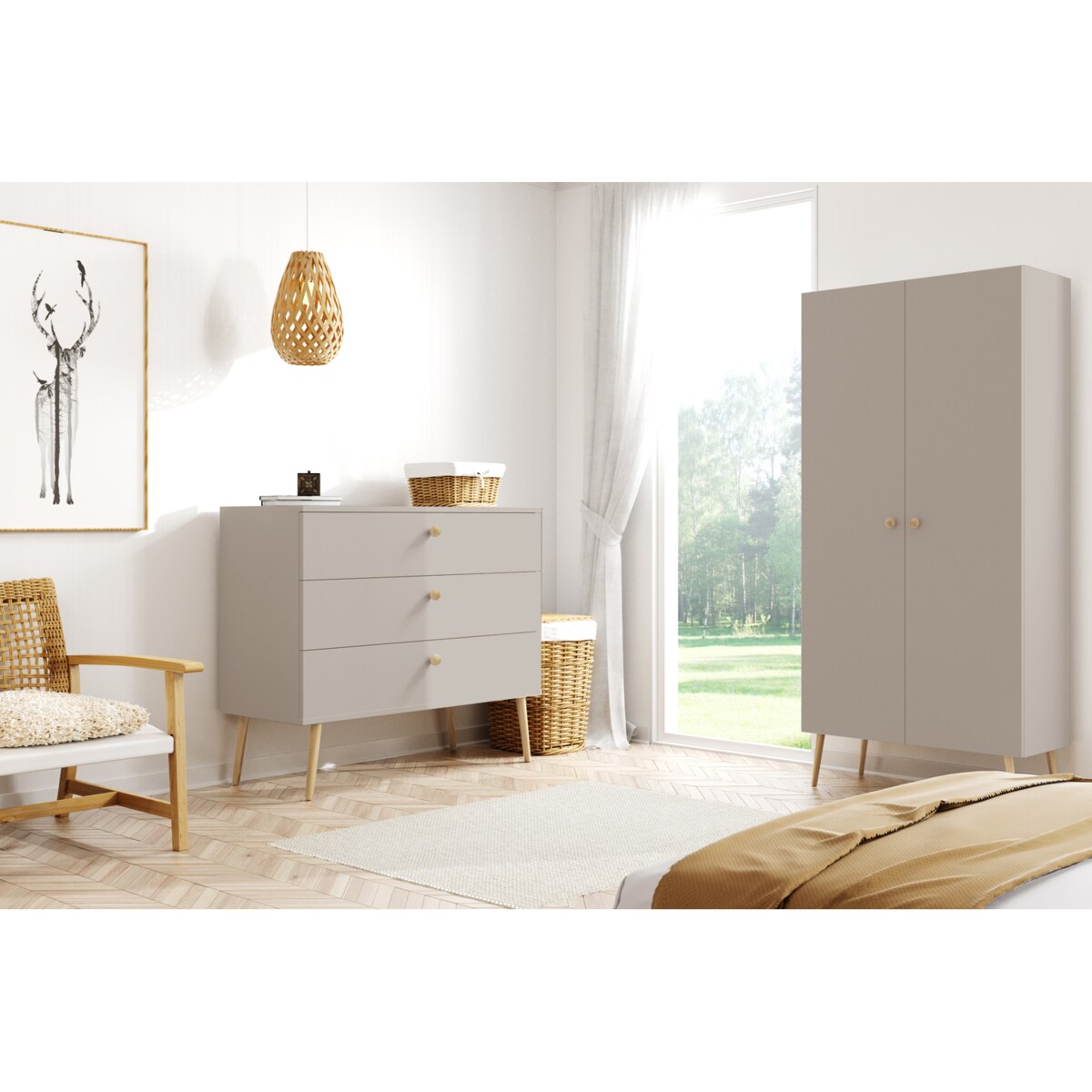 Komoda z szufladami boho - Kaszmir