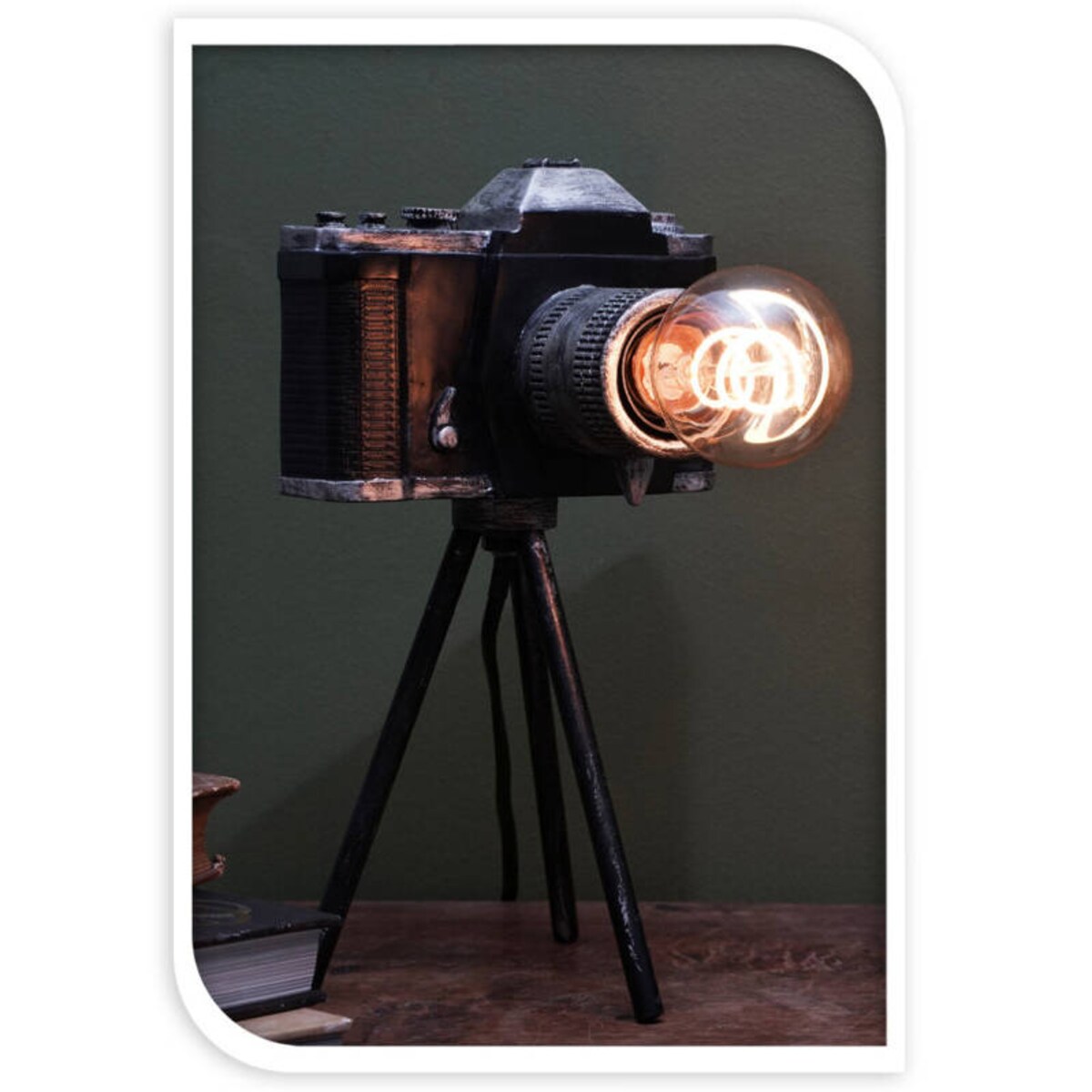 Lampa stołowa, industrialna Aparat fotograficzny, 27 cm