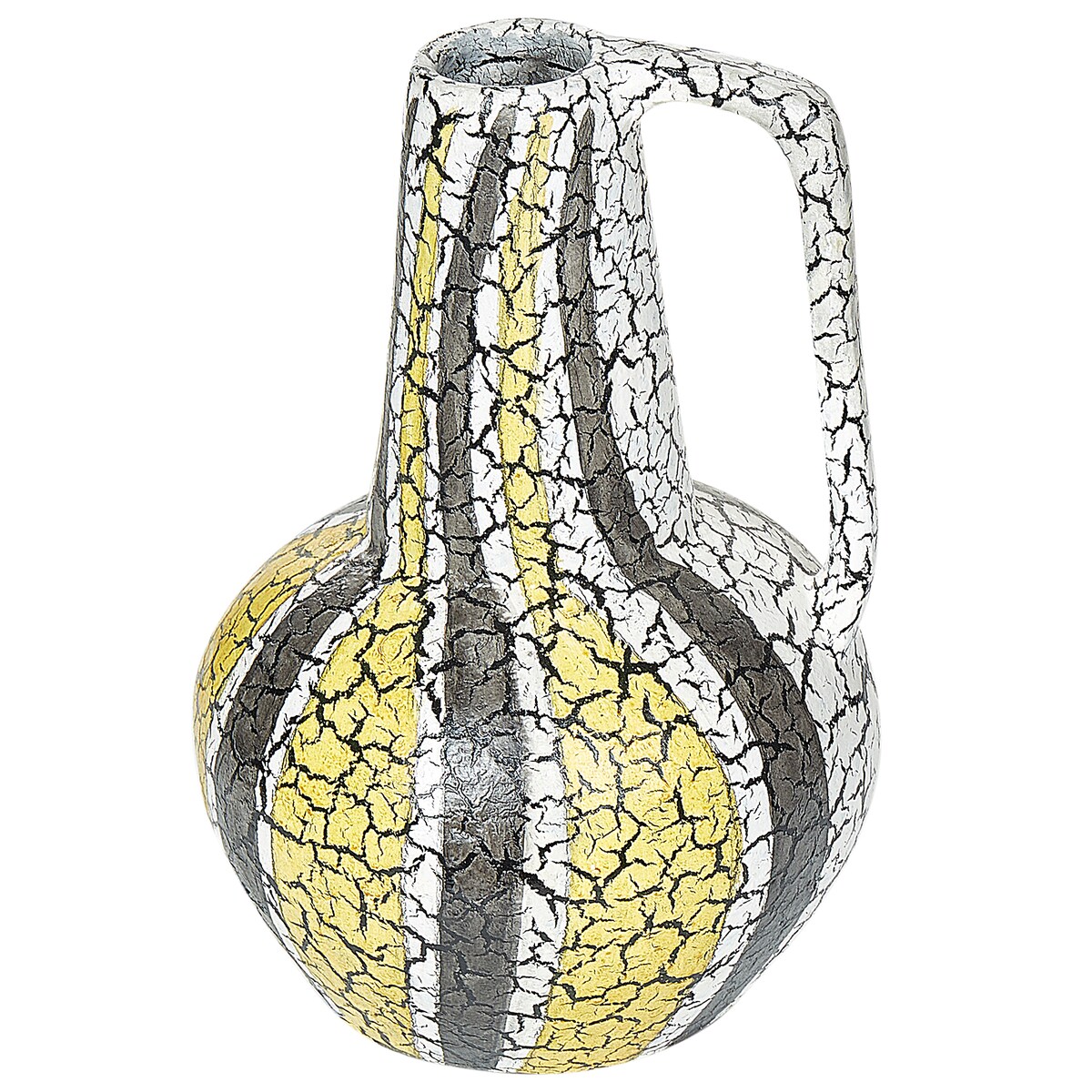 Wazon dekoracyjny MALAKKA Ceramika 34 cm Kolorowy