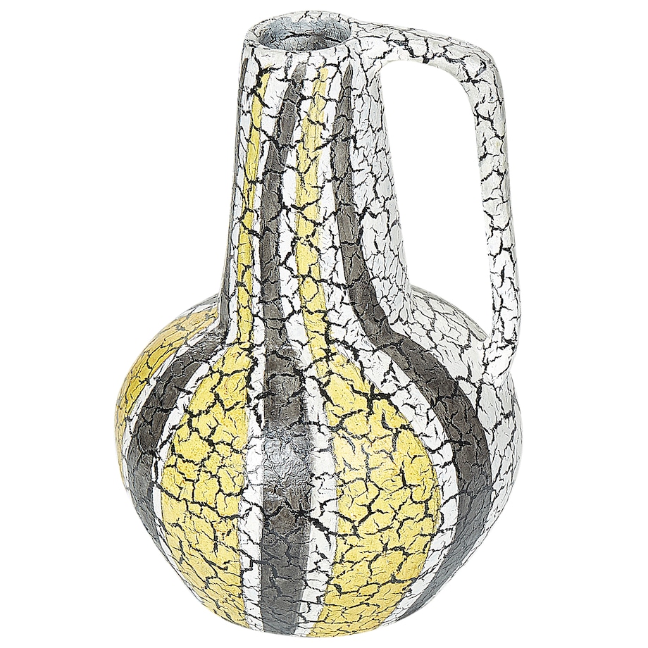 Wazon dekoracyjny MALAKKA Ceramika 34 cm Kolorowy