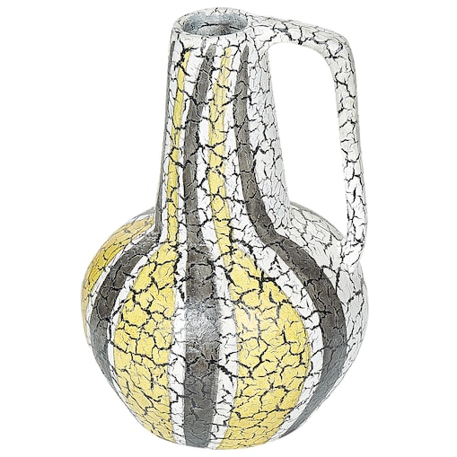 Wazon dekoracyjny MALAKKA Ceramika 34 cm Kolorowy