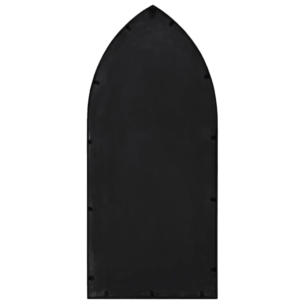 vidaXL Lustro do wnętrz, czarne, 70x30 cm, żelazne