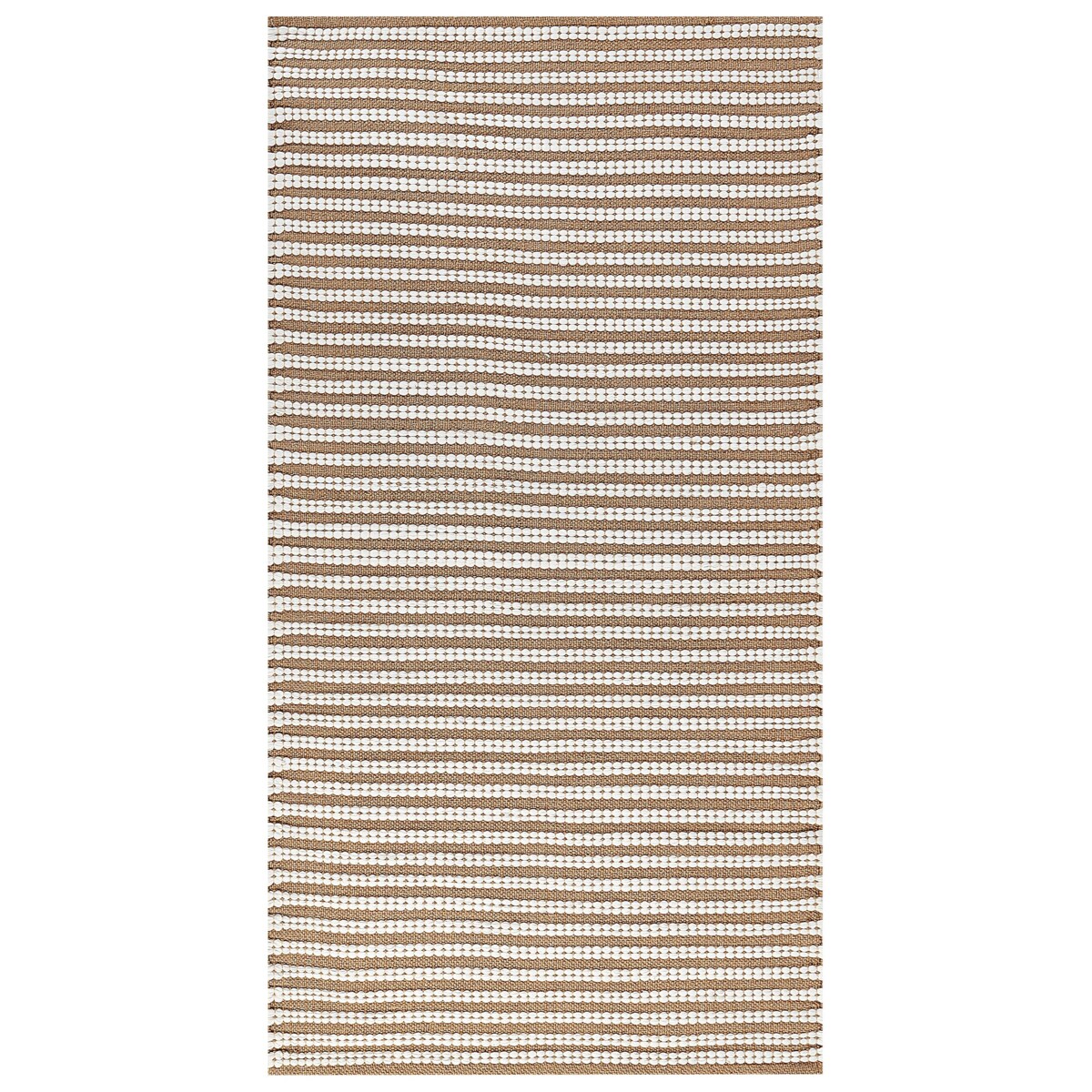 Dywan SOFULU Brązowy 80 x 150 cm Bawełna