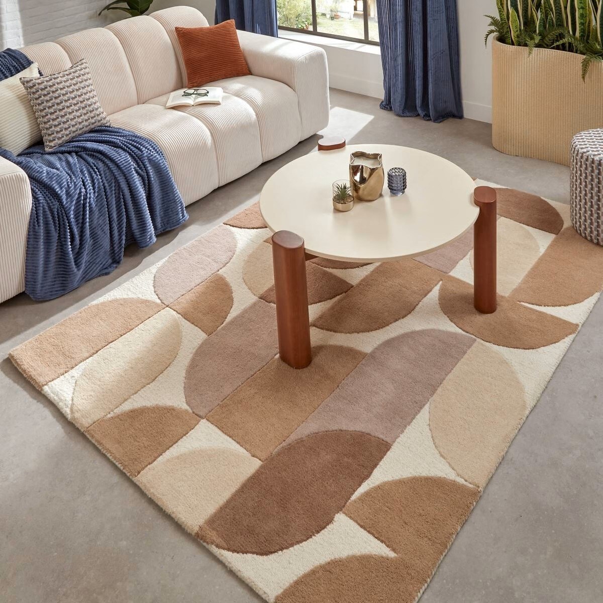 Dywan wełniany 150x200 cm, beżowy Argyll