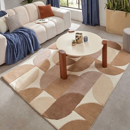 Dywan wełniany 150x200 cm, beżowy Argyll