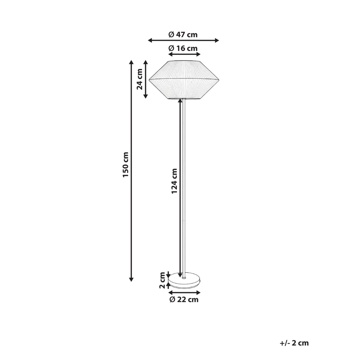 Lampa podłogowa MAKETSI Metal Czarny