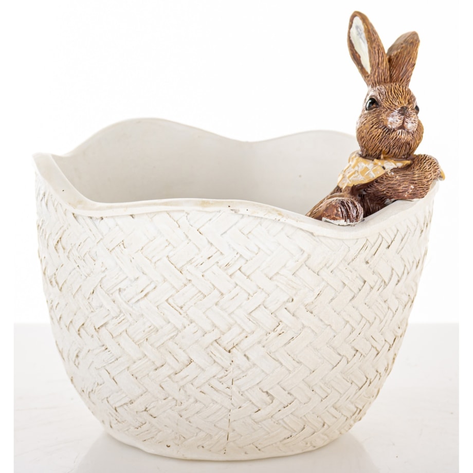 Osłonka z zajączkiem 13,5x12,5x12,5cm JOYA