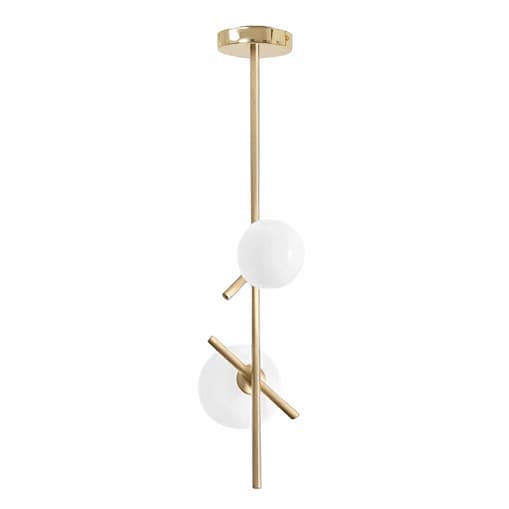Lampa sufitowa wisząca złota 2xG9 APP1666-2CP Gold