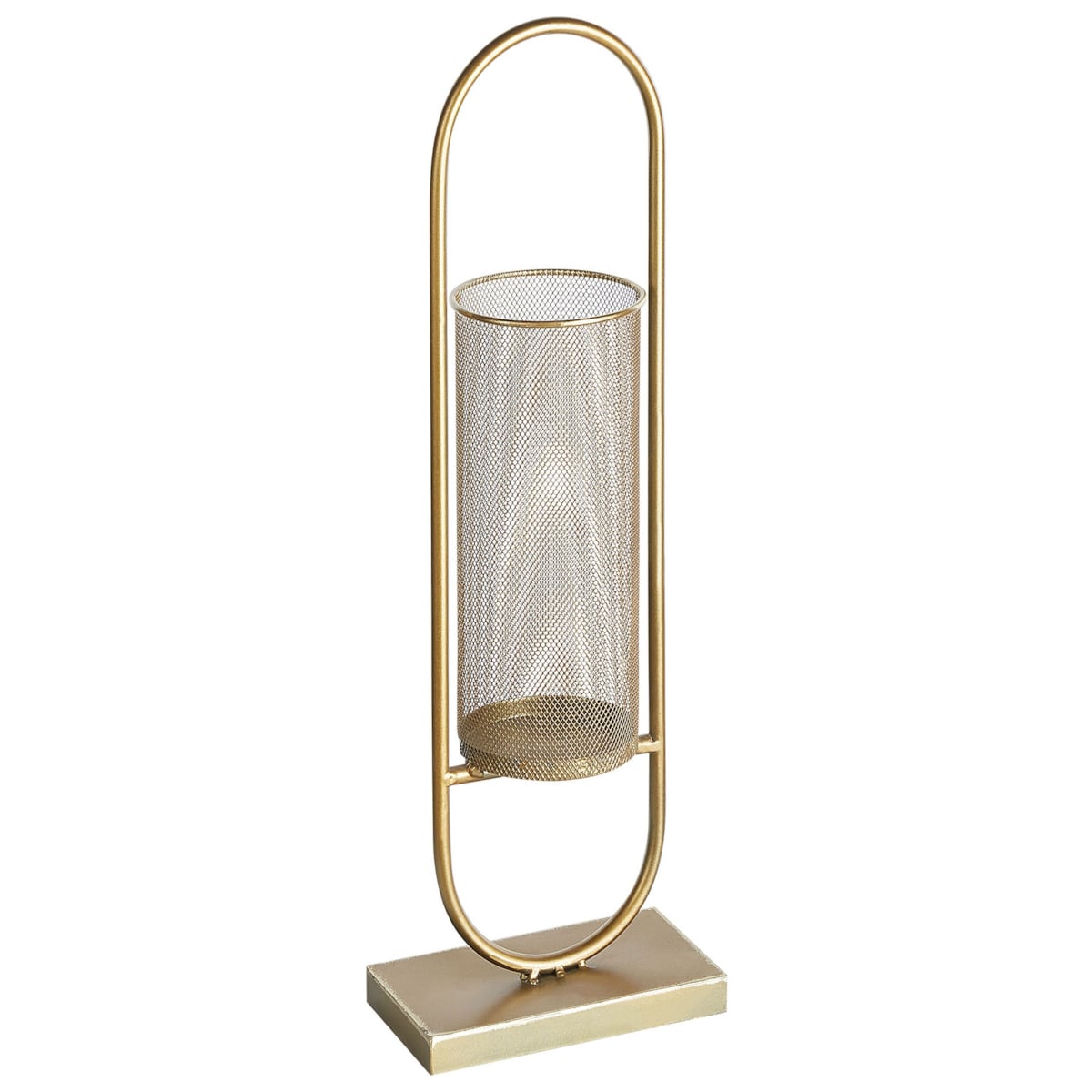 Świecznik metalowy 73 cm złoty BOHOL