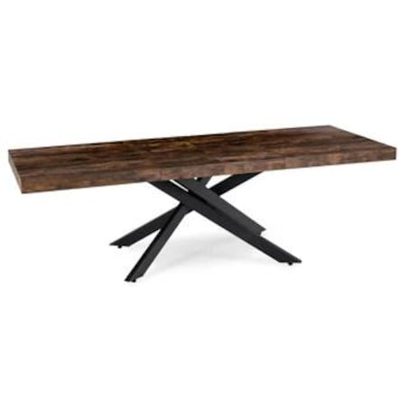 Stół rozkładany do jadalni dąb rustykalny 160-240 cm HAMPTON