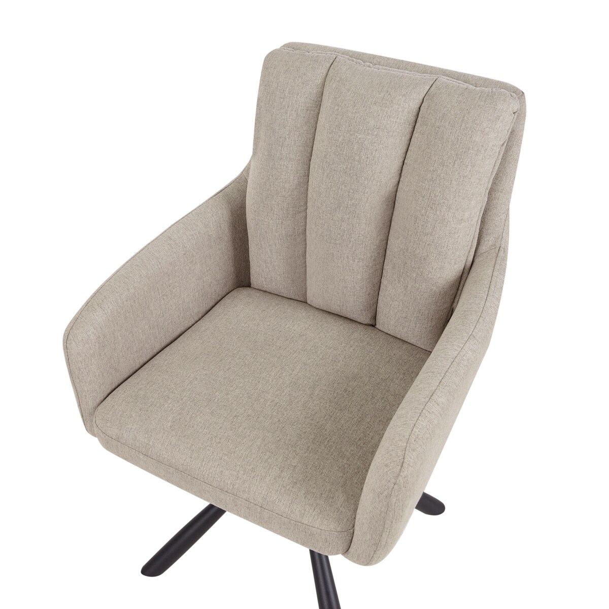 Zestaw 2 krzeseł SARDOAL Beżowoszary