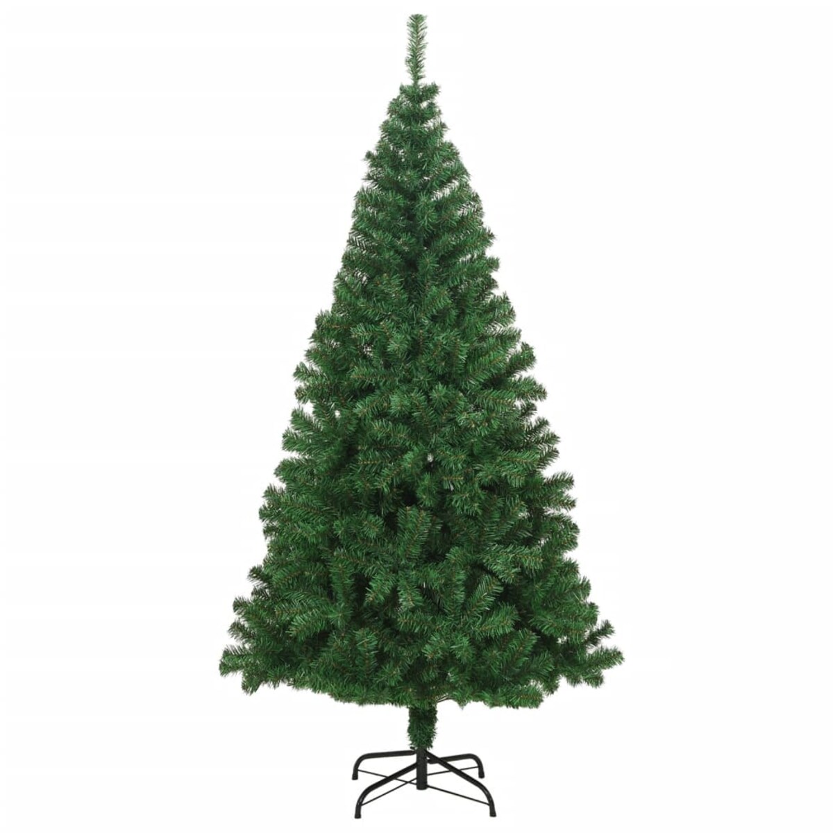 vidaXL Sztuczna choinka o grubych gałązkach, zielona, 210 cm, PVC