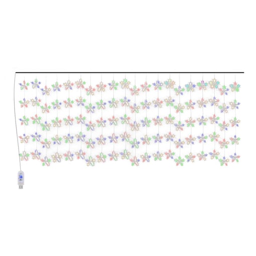 vidaXL Zasłona świetlnych gwiazdek, 500 kolorowych diod LED, 8 funkcji