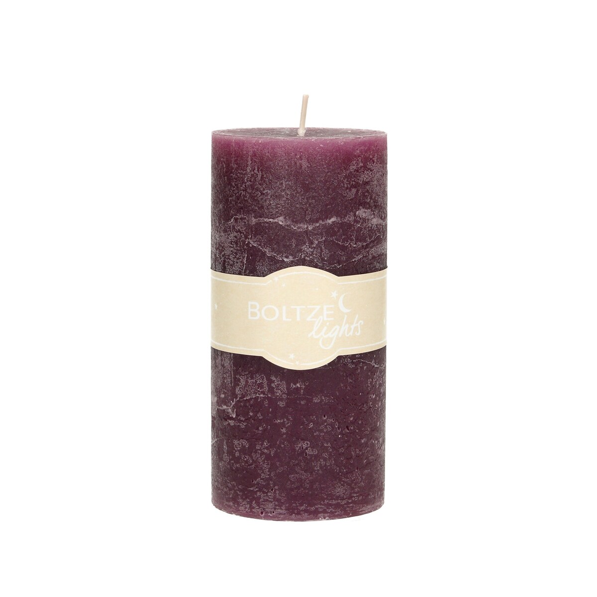 Świeca Lea 15cm violet, 7 x 15 cm