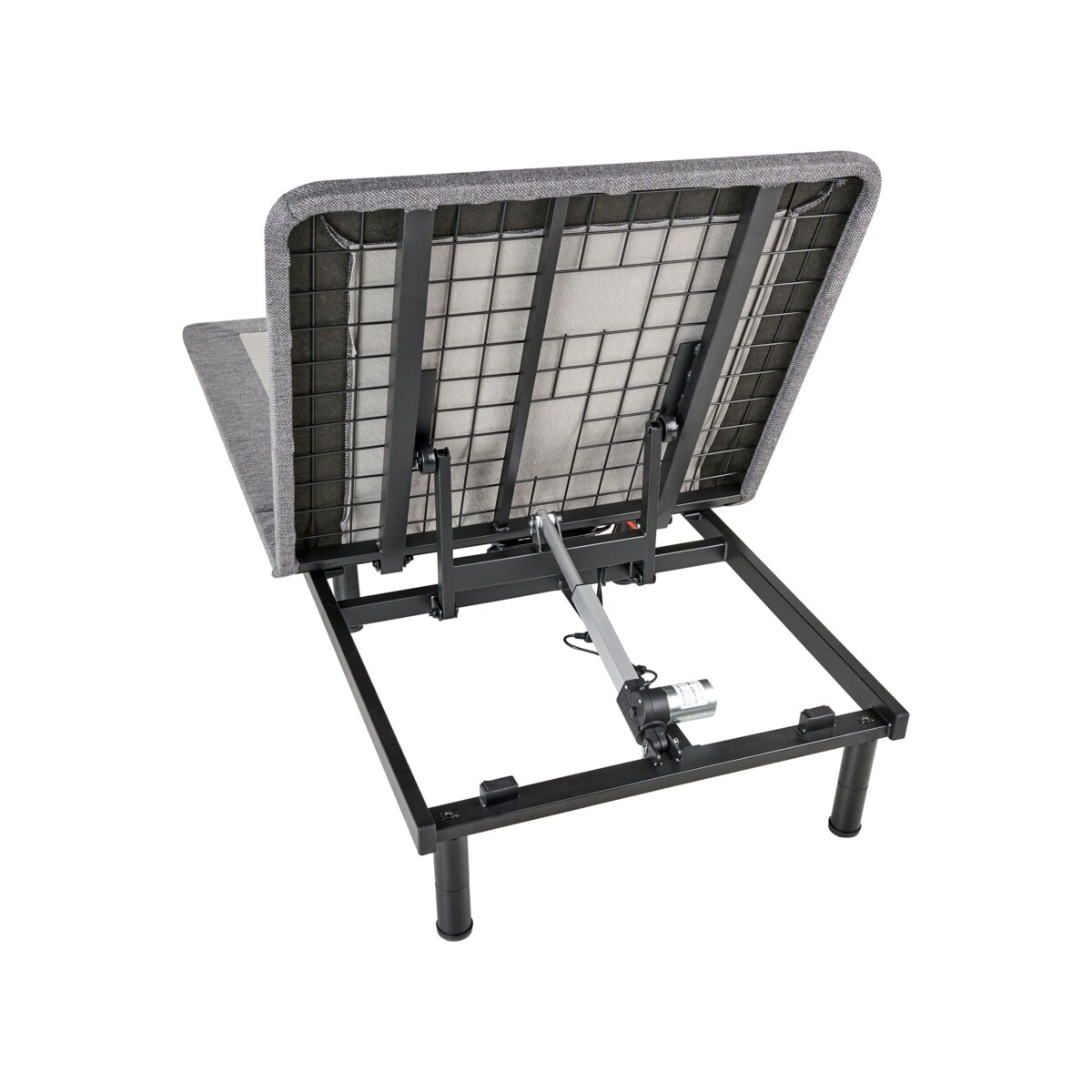 Elektryczny stelaż do łóżka BRUNOY 80 x 200 cm Szary