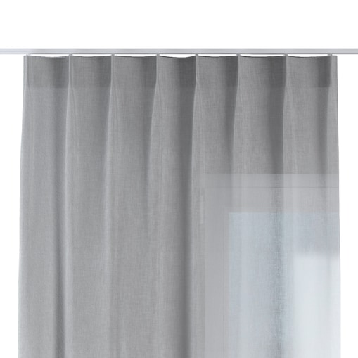 Zasłona na haczykach flex pojedynczych 130x245 gołębi szary