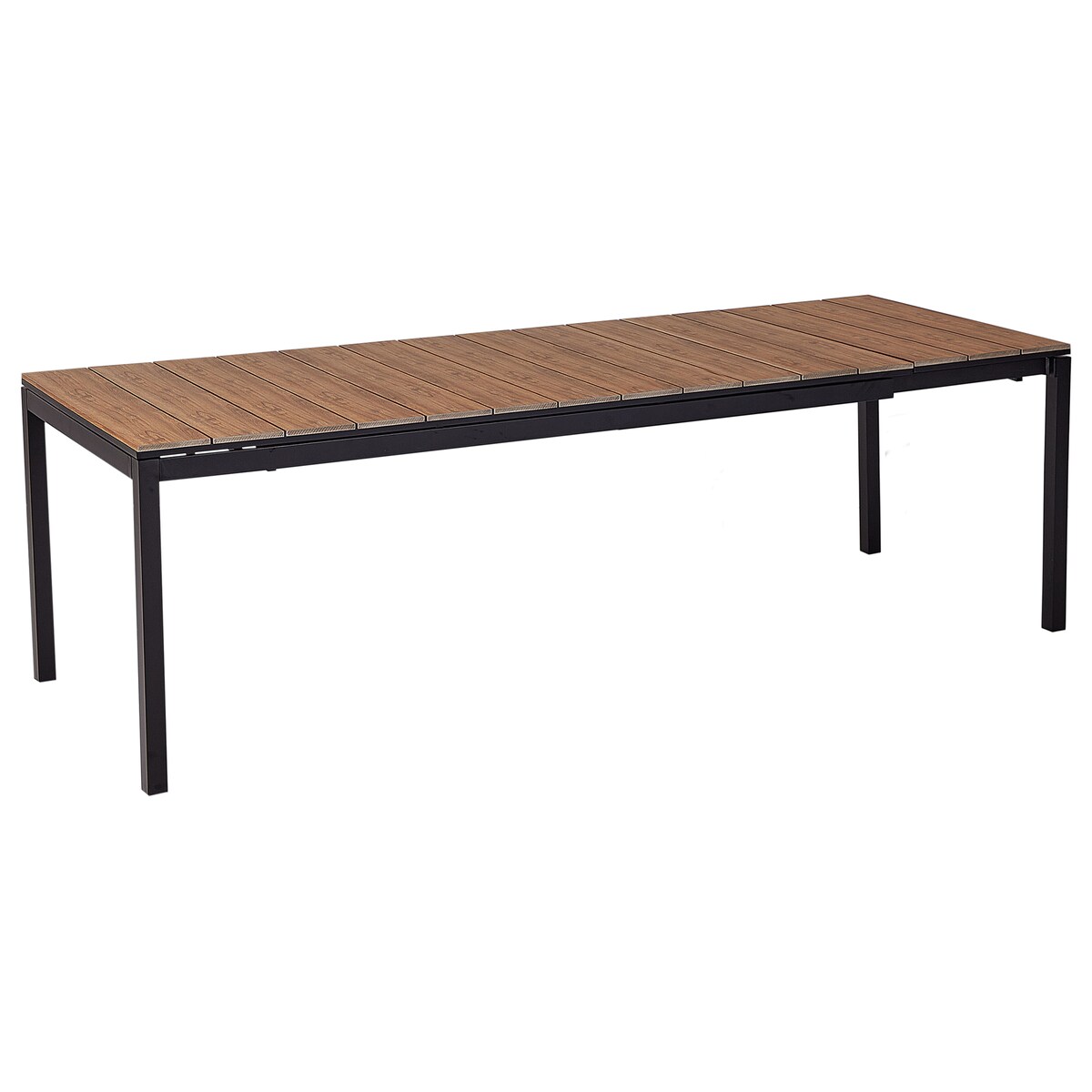 Stół ogrodowy rozkładany TOFANE 198/248 cm 90 cm Brązowy