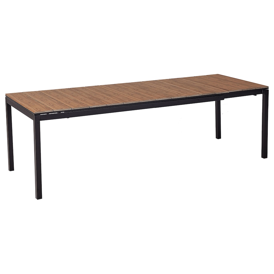 Stół ogrodowy rozkładany TOFANE 198/248 cm 90 cm Brązowy