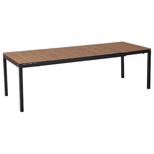 Stół ogrodowy rozkładany TOFANE 198/248 cm 90 cm Brązowy