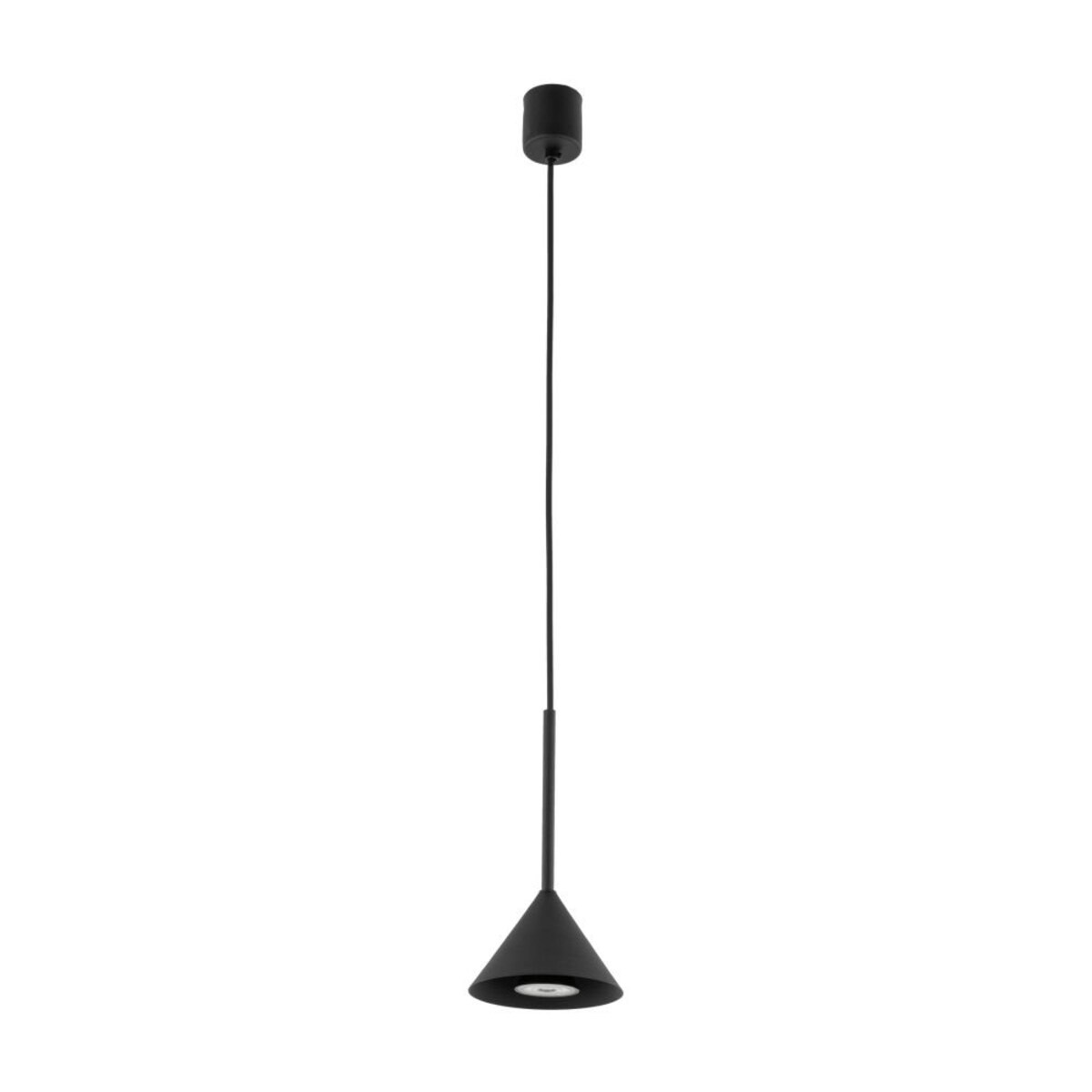 Lampa wisząca czarna CONO BLACK MINI 10304 TK Lighting GU10 metalowa minimalistyczna regulowana do salonu kuchni jadalni