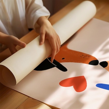 plakat zakochane pieski 70x100