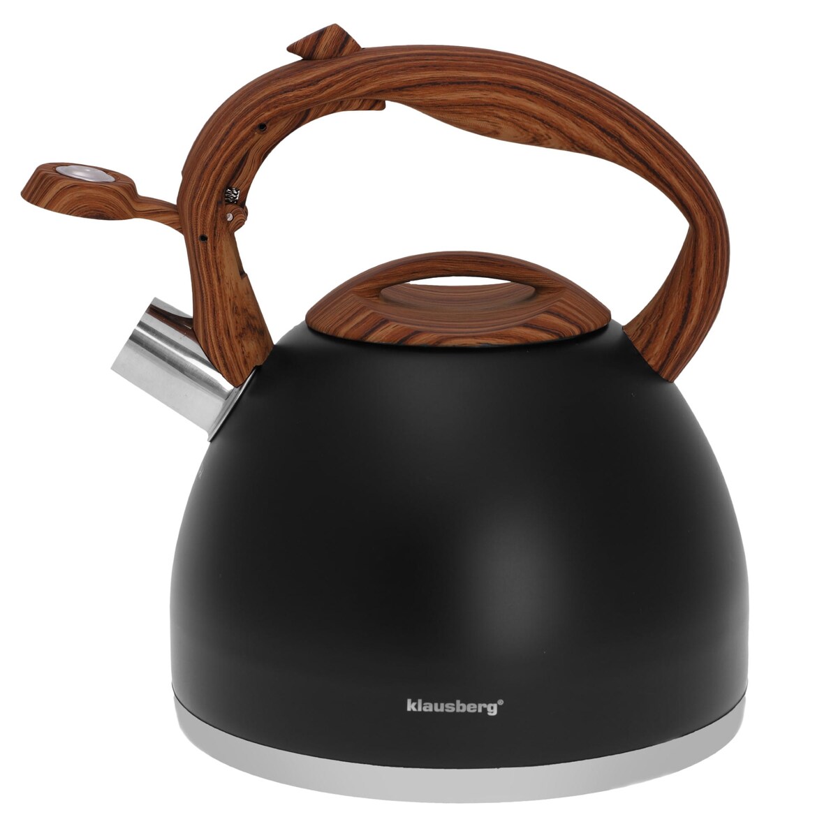 Czajnik stalowy lakierowany mat czarny 3.0L KLAUSBERG