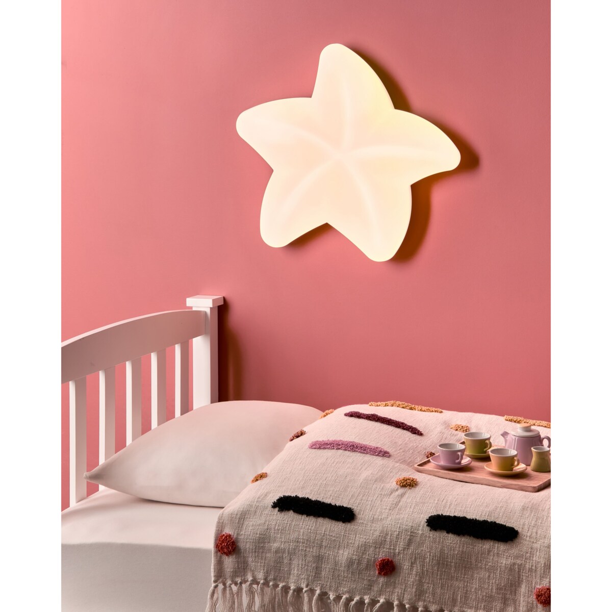Lampa sufitowa LED Rozgwiazda SURNA Ze ściemniaczem Biały