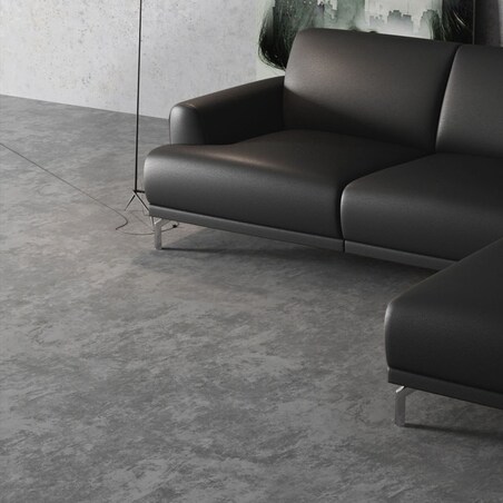 Sofa narożna Puzo ciemnoszara